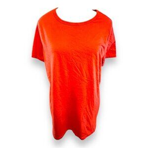 Womens torrid 1 Orange Red Everyday Signature Jersey Crew Neck Tee 14 16 1 1L